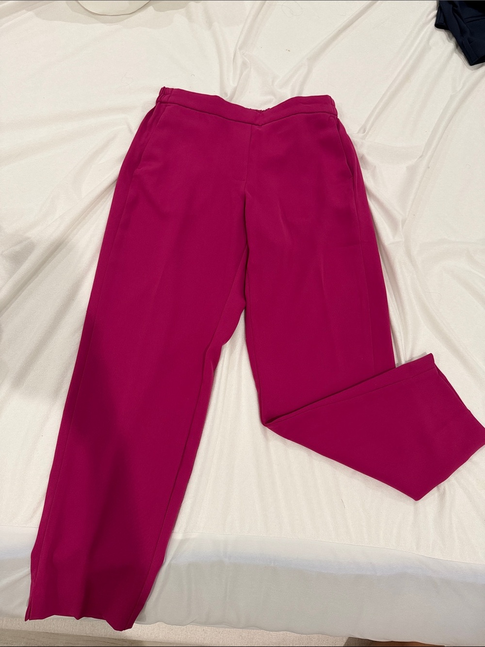 J. Crew Women's Magenta Straight-Leg Dress Pants